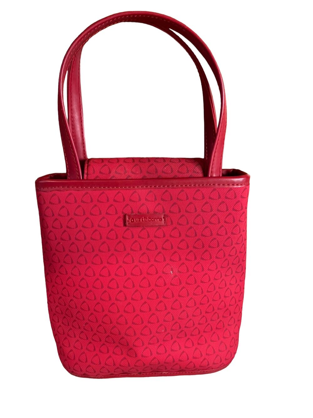 Vintage Liz Claiborne Red Mini Bucket Bag